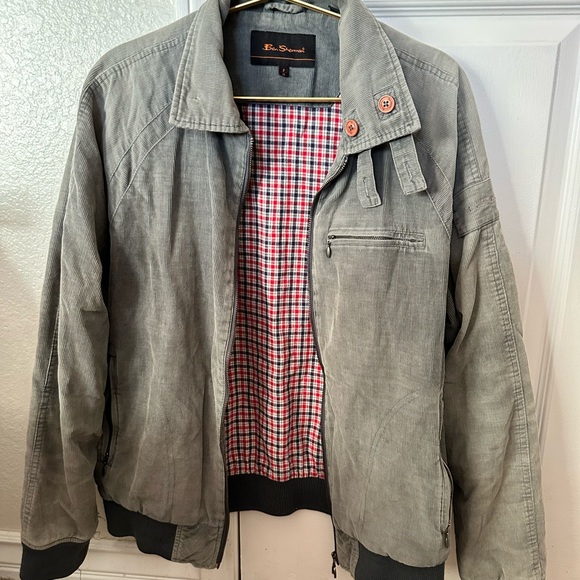 Ben Sherman corduroy bomber jacket. Motorcycle Y2K vintage